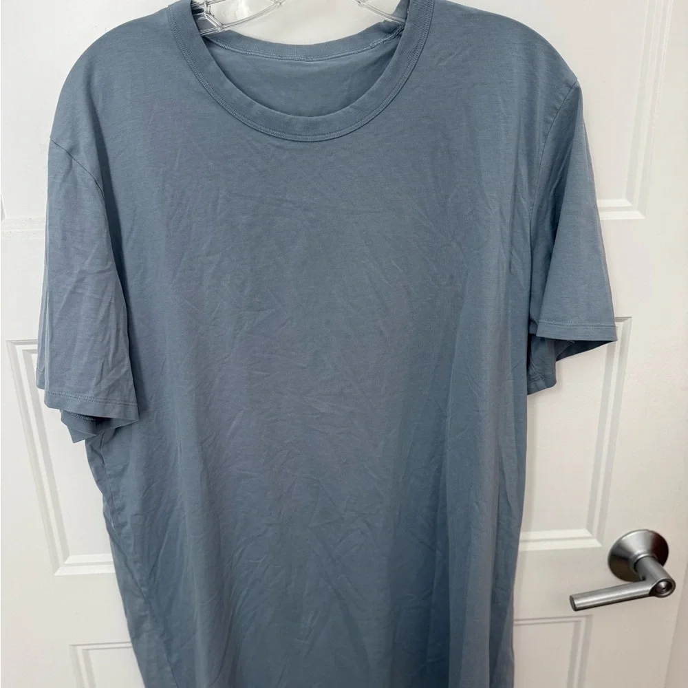 lululemon athletica Slate Blue Short Sleeve Tee L - Picture 1 of 3